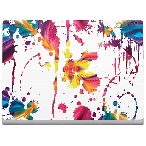Chromatic Splatter White Surface Book 2 15in Skin